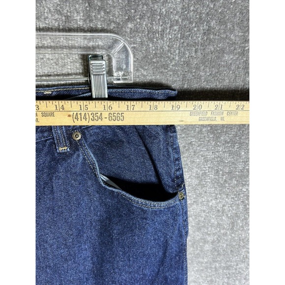 Wrangler Rugged Wear Straight Leg Jeans Mens Size 40x30 Dark Wash Blue‎ Denim - Picture 6 of 9